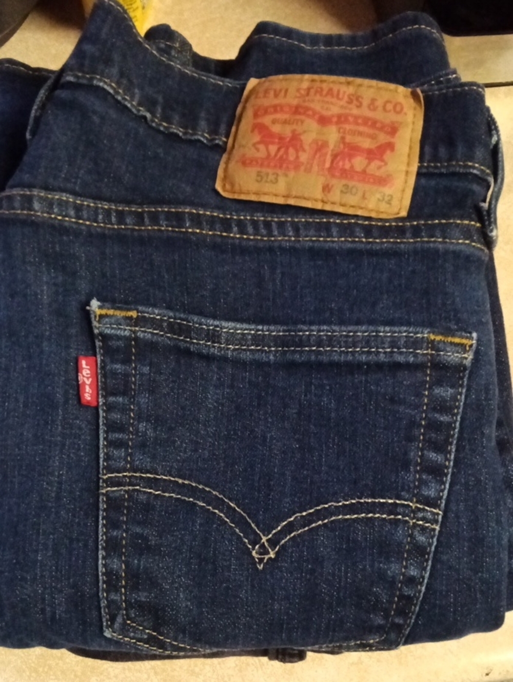 Levi's Women's Dark Blue Straight Leg Jeans